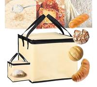 Horno fermentador de masa (20-50 L), olla de inicio de masa madre (reutilizable), con calentador + asa, ajuste de 3 velocidades, calentamiento a baja temperatura, para hacer pan, yogur, 35 litros