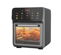 Horno Freidora De Aire - Horno Tostador Con Freidora De Aire - Deshidratador Familiar 15L 2 Bandas Con Ventana Visualizadora,Para Hogar Dormitorio Mesa De Comedor Hornear Cocinar