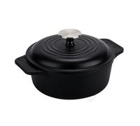 Horno holandés olla inducción hierro fundido curado 20cm, cocotte 1,9l, sin ptfe ni pfoa, victoria 31114