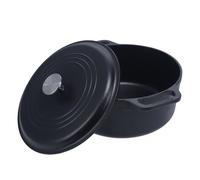 Horno holandés olla inducción hierro fundido curado 29cm, cocotte 6,6l, sin ptfe ni pfoa, victoria 35709