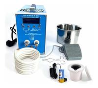 Horno industrial de tratamiento térmico de metal, calentador de inducción con bobinas e interruptor de pie, protección automática y función de refrigeración dual, para forja de alambre de acero del