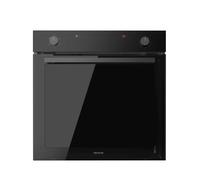 Horno Integrable Bolero Hexa C126400 de 80L con 5 funciones y Steam Assist en vidrio negro de Cecotec