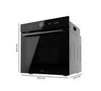 Horno Integrable Bolero Hexa P516000 de 73L 14 funciones Clase A con Pirólisis y Airfryer Master de Cecotec