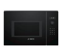 HORNO MICROONDAS INTEGRABLE BOSCH BEL554MB0 25 LITROS CON GRILL CRISTAL NEGRO