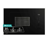 HORNO MICROONDAS INTEGRABLE HISENSE BIM320G52BG 20 LITROS CON GRILL NEGRO