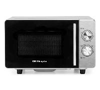 Microondas Orbegozo MI 2030 CE 20 Litros 700W Acero Inoxidable Sin Plato Programa Descongelación