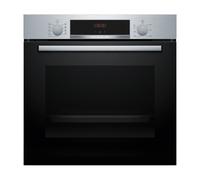 Bosch Serie 4 HBA514ES3 horno 71 L 3400 W Negro, Acero inoxidable
