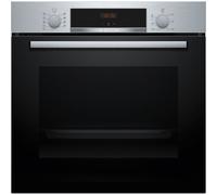 Bosch Serie 4 HBA514ES3 horno 71 L 3400 W Negro, Acero inoxidable