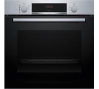 Bosch Serie 4 HQA514ES3 horno 71 L 3400 W Negro, Acero inoxidable