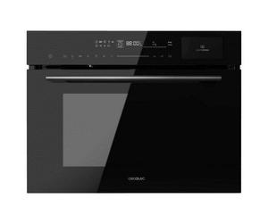 Horno Multifunción Cecotec Bolero Hexa MWS704500 Pirolítico 50L 45cm Microondas Vapor Negro