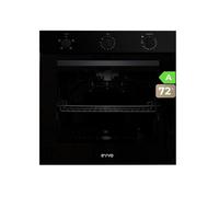 Horno Multifunción Evvo Home H10 77L 60cm Hidrolítico A Grill Vapor Negro
