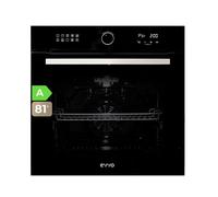 Horno Multifunción Evvo Home H30 Pyro 81L 60cm Pirolítico A AirFryer Negro