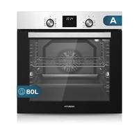 Horno Multifunción Hyundai HHM10800DX Hidrolítico 80L 60cm Turbo Inox