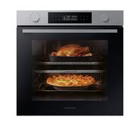 Samsung Horno Pirolítico 76L 59.5cm Dual Cook Clase A+ Plata NV7B4450VAS/U1 - Silver, Silver
