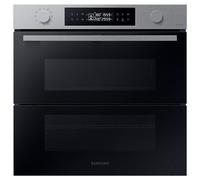 Horno Multifunción Samsung NV7B4550VAS 76L 60cm Pirolítico Dual Cook Vapor WiFi Negro/Inox