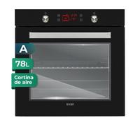 Horno Multifunción Svan SVH375N 78L 60cm Hidrolítico A 10 programas Cristal Negro