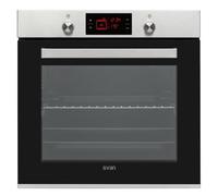 Horno Multifunción SVAN SVH375X 78L 60cm Limpieza Manual A Función Pizza Negro Acero Satinado