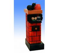 Horno para Ahumar Rojo Con Gato Ancho Fondo Alto = 7x10x20cm Nuevo Fumar Horno