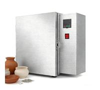 Horno para Joyería para Fundición a la Cera Perdida y Sinterización de Arcilla Metálica, 1500W 800°C Horno Digital de Mesa con Bandeja de Drenaje de Cera y 7 Estantes, Interior 15x15x20cm