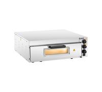 Horno para pizza - 1 compartimento - Ø 60 cm - puerta de vidrio | Royal Catering