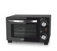 Horno Sobremesa Haeger Kiko 10L 45cm 800W Temporizador Puerta Doble Vidrio Negro