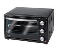 Horno Sobremesa Jata HN916 16L 39cm Grill Temporizador Puerta Abatible Negro Acero Inoxidable