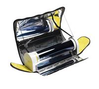 Horno solar portátil para camping, cocina de barbacoa sin humo para 4-5 personas, gran capacidad de 4,5 L, diseño de acero inoxidable para mochileros, viajes y senderismo