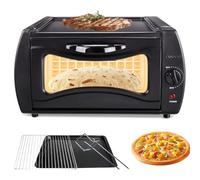 Horno Tandoor Eléctrico De 15 L Con Abrazadera Y Cáscara De Pizza, Roti Chapati Maker Y Máquina De Pan Naan, Horno De Pizza Con Bandeja Para Hornear, Parrilla Y Pinzas Para Cocinar En Casa
