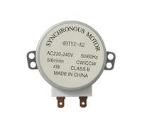 Hornos de microondas motor síncrono motor de reemplazo del motor potente motor plataforma giratoria estructura metálica del motor