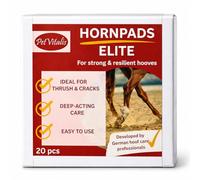 Hornpads Elite - Almohadillas para el cuidado de pezuñas para caballos, cuidado premium para pezuñas en caso de podredumbre, grietas y hendiduras, almohadillas para uso específico en el área del