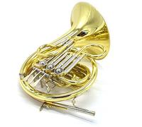 Horns F Key - Boquilla de bronce fósforo de una sola pieza, tubo de bocina francesa es adecuado para principiantes para probar el instrumento de viento de rendimiento de grado