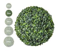 HORO.ES Bola de Césped Artificial, Bola de topiario de boj, Bola de Planta de plástico Verde con 5 tamaños para Espacios Interiores, jardín, decoración de Bodas y decoración del hogar (23CM)