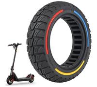 HORO.ES Neumáticos 9,5 x 2,5 - 6,1 pulgadas, neumáticos sólidos de goma maciza para NIU KQi3 Sport/Pro/Max Scooter eléctrico delantero o trasero neumáticos de repuesto macizos de panal de abeja (1)
