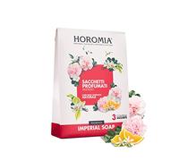 HOROMIA Bolsas perfumadas para armario, ropa y cajones - Perfume intenso y duradero hasta 12 semanas - 3 bolsas Imperial Soap