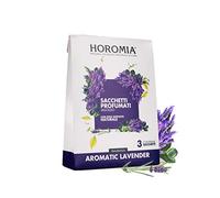 HOROMIA Bolsas perfumadas para armario, ropa y cajones - Perfume intenso y duradero hasta 12 semanas - 3 bolsas Aromatic Lavander