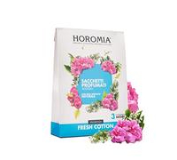 HOROMIA Bolsas perfumadas para armario, ropa y cajones - Perfume intenso y duradero hasta 12 semanas - 3 bolsas Fresh Cotton