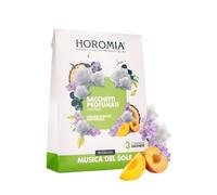 HOROMIA Bolsas perfumadas para armario, ropa y cajones - Perfume intenso y duradero hasta 12 semanas - 3 bolsas de música del sol