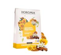 HOROMIA Bolsas perfumadas para armario, ropa y cajones - Perfume intenso y duradero hasta 12 semanas - 3 bolsas de vainilla y mirra