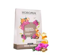 HOROMIA Bolsas perfumadas para armario, ropa y cajones - Perfume intenso y duradero hasta 12 semanas - 3 bolsas Gold Argan