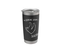 Horóscopo Nacido bajo el signo del zodíaco Pereza Vaso térmico de acero inoxidable de doble pared