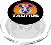 Horóscopo Tauro El Toro, Astrología Tauro, Toro Multicolor PopSockets PopGrip para MagSafe