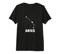 Horóscopo Temporada Aries Signo del Zodíaco Símbolo A Camiseta Premium