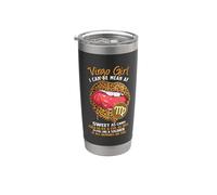 Horóscopos de astrología de cumpleaños de labios rojos para niñas Virgo Vaso térmico de acero inoxidable de doble pared
