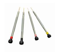 HOROTEC MSA01.004 - Juego de 4 destornilladores antimagnéticos para relojeros, multicolor, Multicolor.