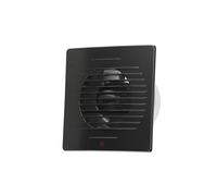 HOROZ ELECTRIC Extractor Baño 100 mm Silencioso Antracita con Filtro 12W CLASSIC - Extractor de Aire 100 m³/h 43 dB -Ventilación Baño Cocina y Aseo - Antihumedad y Antimoho