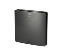 HOROZ ELECTRIC Extractor Baño 100 mm Silencioso Antracita con Filtro 12W FELIX - Extractor de Aire 100 m³/h 43 dB -Ventilación Baño Cocina y Aseo - Antihumedad y Antimoho
