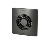 HOROZ ELECTRIC Extractor Baño 100 mm Silencioso Antracita con Filtro 12W HELIX - Extractor de Aire 100 m³/h 43 dB -Ventilación Baño Cocina y Aseo - Antihumedad y Antimoho