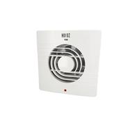 HOROZ ELECTRIC Extractor Baño 100 mm Silencioso Blanco con Filtro 12W HELIX - Extractor de Aire 100 m³/h 43 dB -Ventilación Baño Cocina y Aseo - Antihumedad y Antimoho