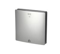 HOROZ ELECTRIC Extractor Baño 100 mm Silencioso Plateado con Filtro 12W FELIX - Extractor de Aire 100 m³/h 43 dB -Ventilación Baño Cocina y Aseo - Antihumedad y Antimoho