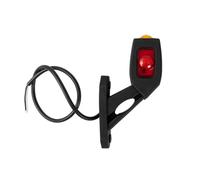 HORPOL LD 2109/L Piloto LED de Gálibo Izquierdo para Remolque Lámpara de Posición 3 Funciones Blanca Roja Naranja 12V 24V Brazo de Goma Diagonal IP68 Homologada